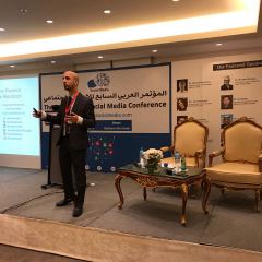 Speech in the 7th Arabian Social Media Forum in Kuwait  May 2018